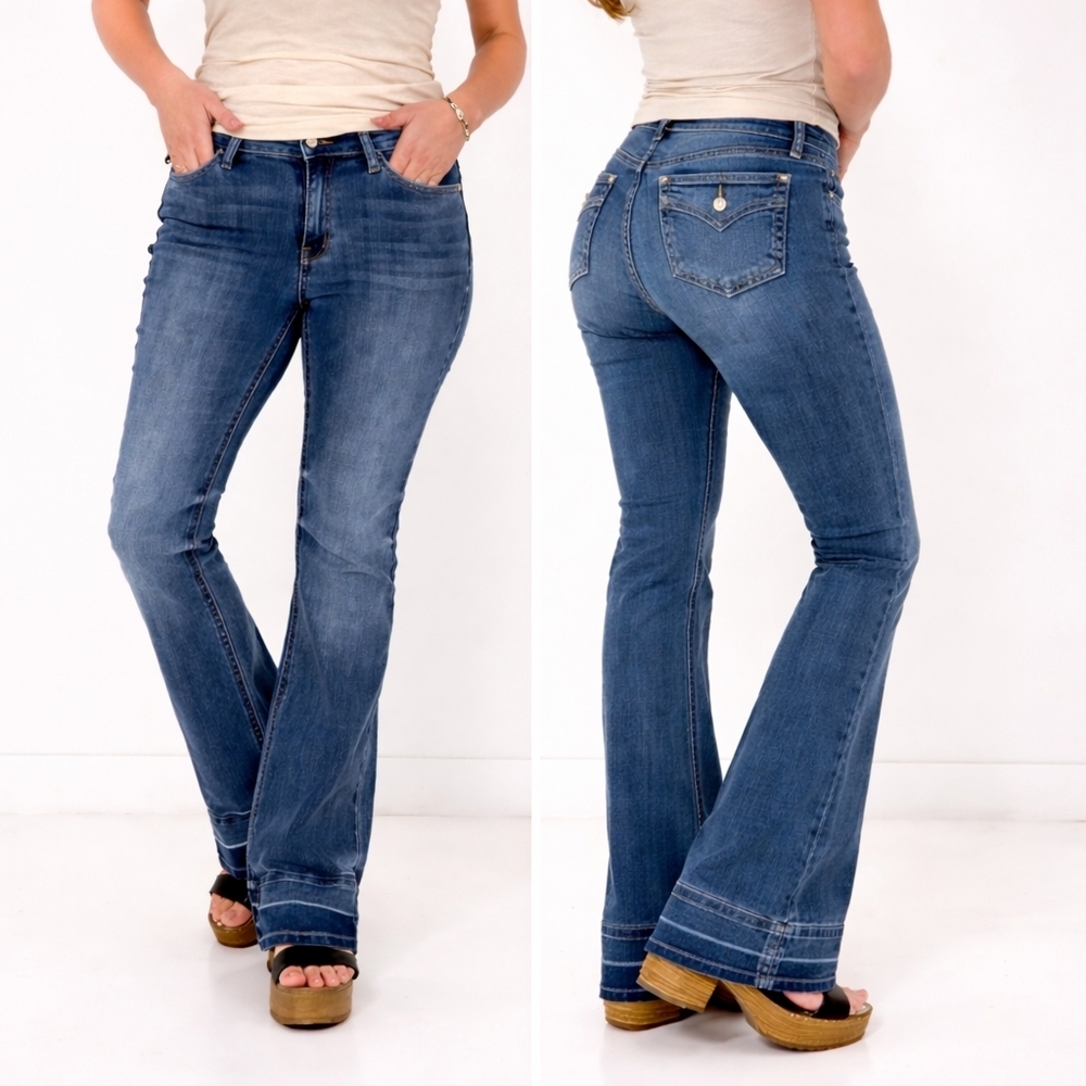 Judy Blue Bootcut Jeans Western Back Pocket Y2K Size 11/30